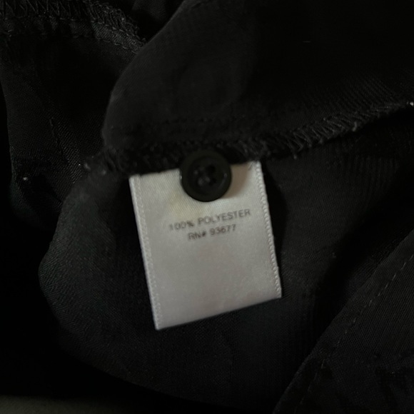 Belle‎ Sky Plunge Peplum Chiffon Top - Picture 9 of 10